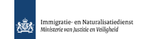 Logo De Immigratie- en Naturalisatie Dienst (IND)